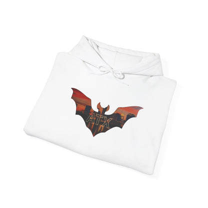 ATX Skyline Bat Hooded Sweatshirt