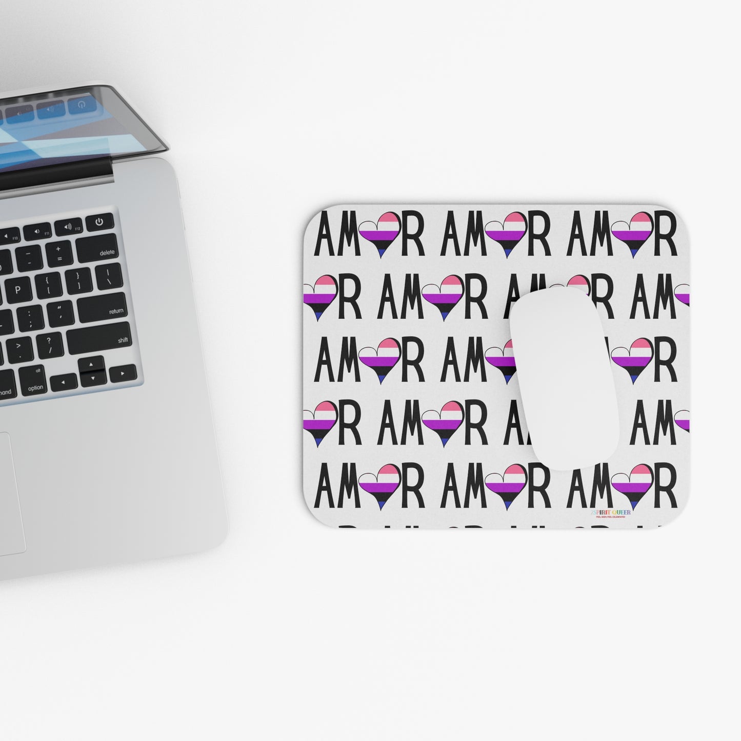 Amor Genderfluid Mouse Pad (Rectangle)
