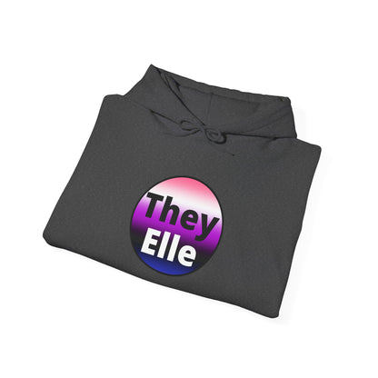 They / Elle Genderfluid Hooded Sweatshirt