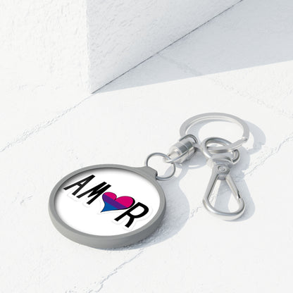 Amor Bi Keyring Tag