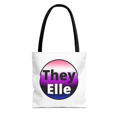 They/Elle Genderfluid Tote Bag
