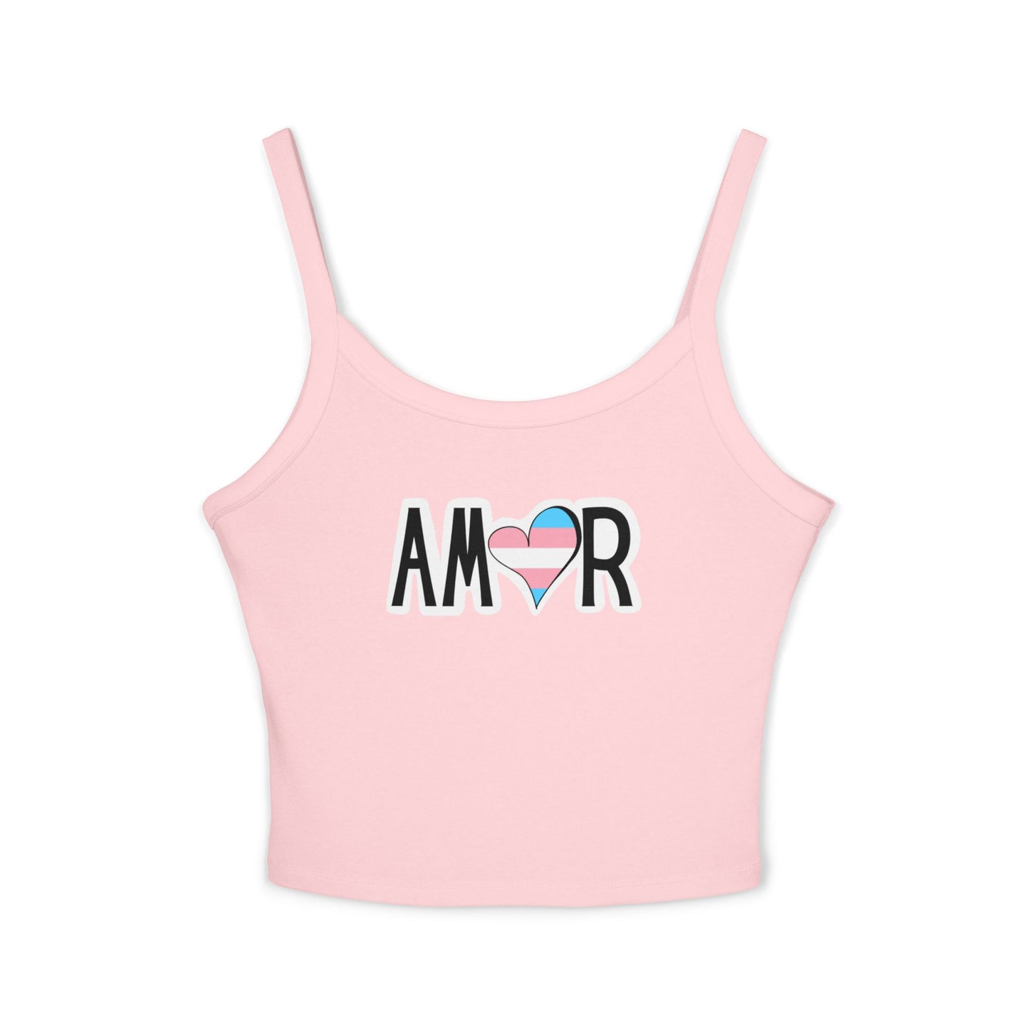 Amor Trans Spaghetti Strap Tank Top