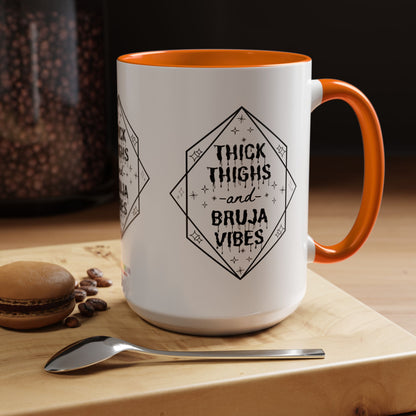 Thick Thighs Bruja Vibes Coffee Mug