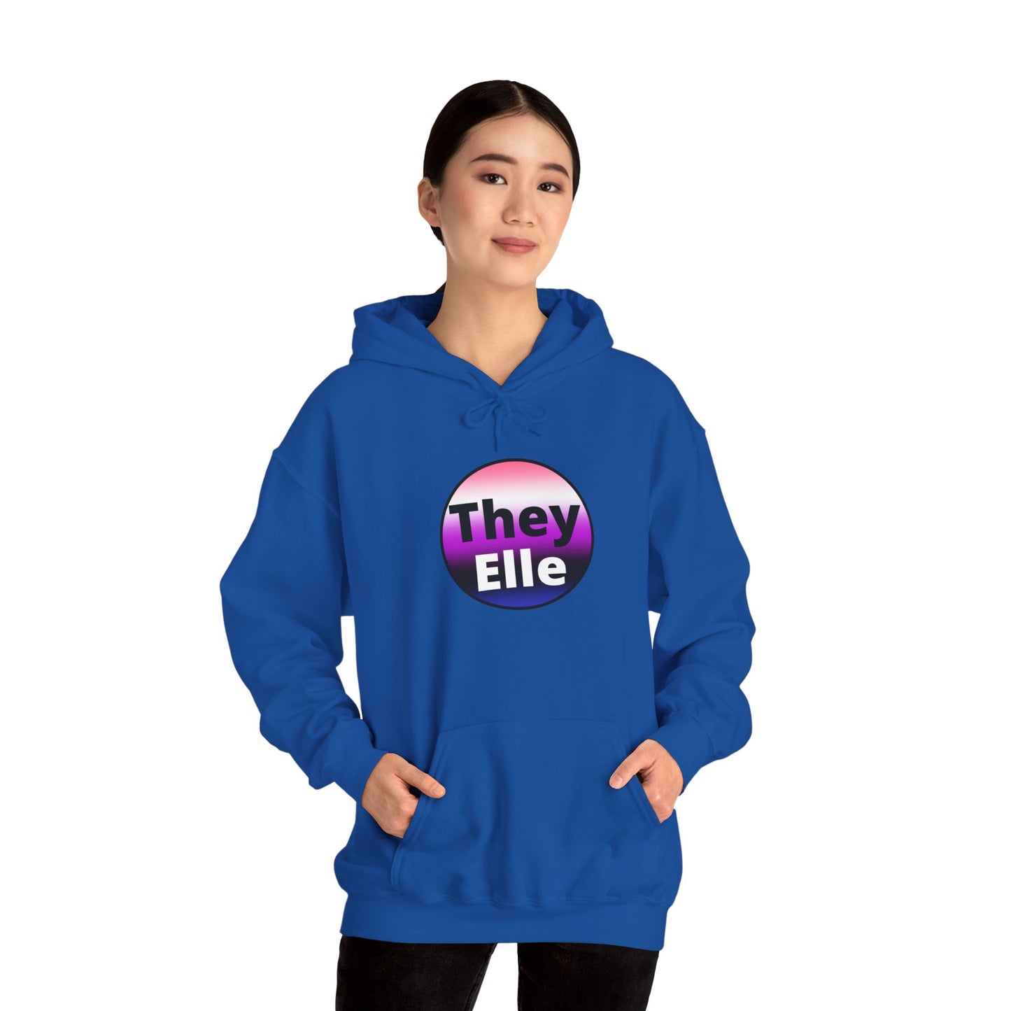 They / Elle Genderfluid Hooded Sweatshirt