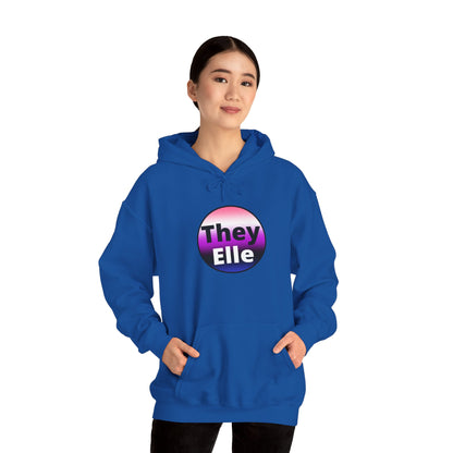 They / Elle Genderfluid Hooded Sweatshirt