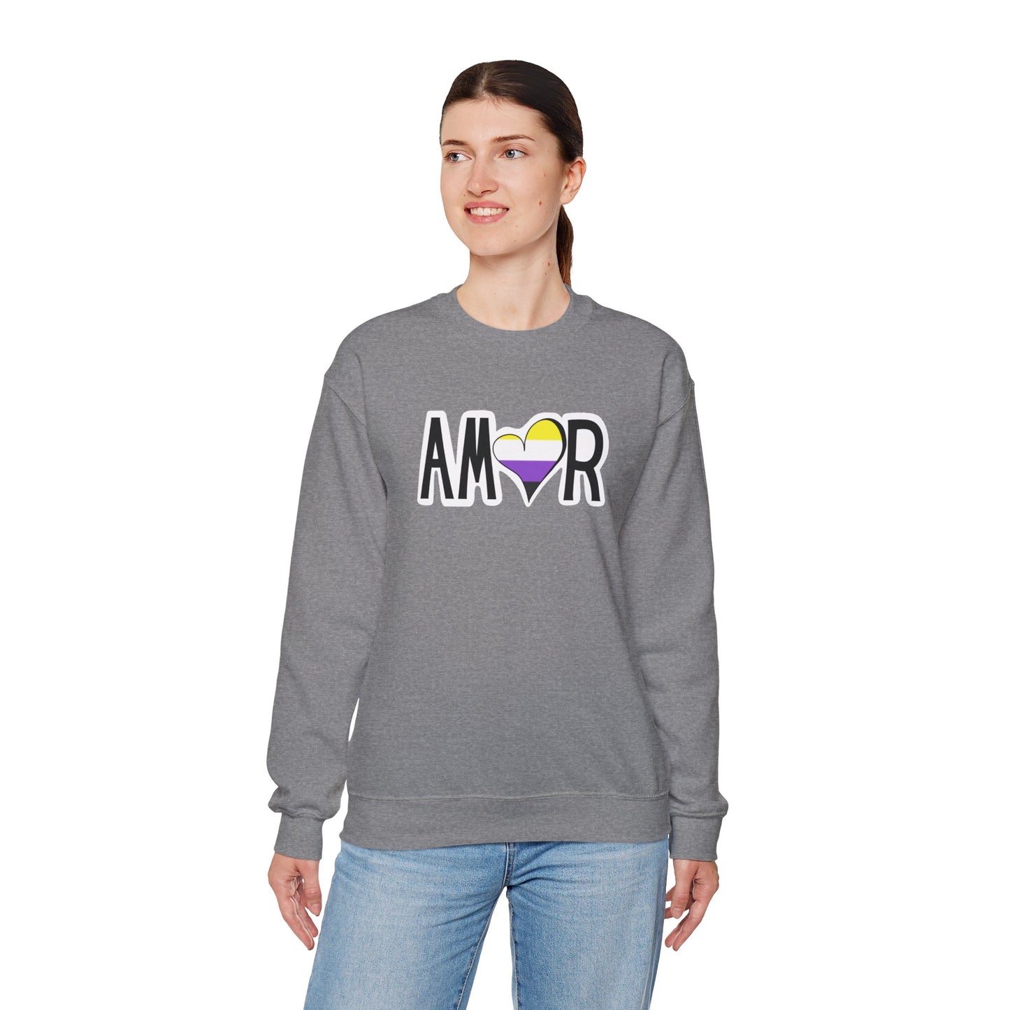 Amor Non Binary Crewneck Sweatshirt