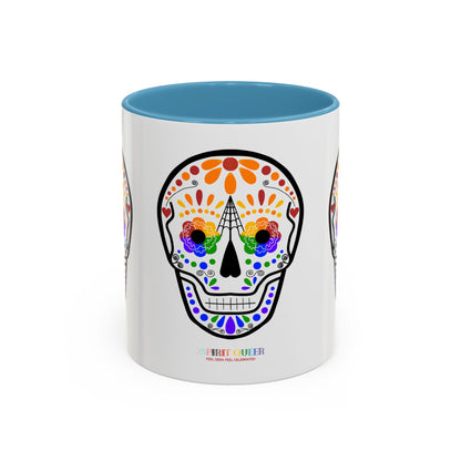 Queer Sugar Skull Coffee Mug