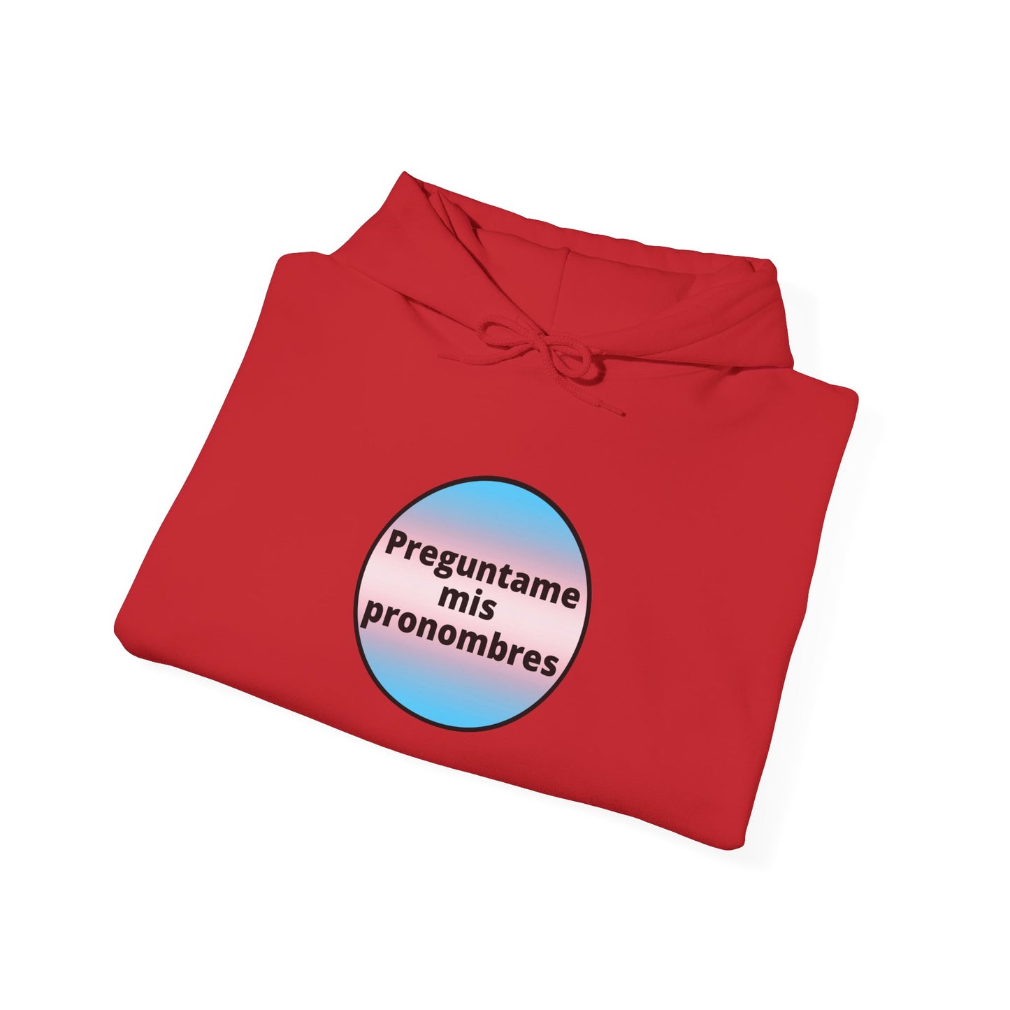 Preguntame mis Pronombres Trans Hooded Sweatshirt