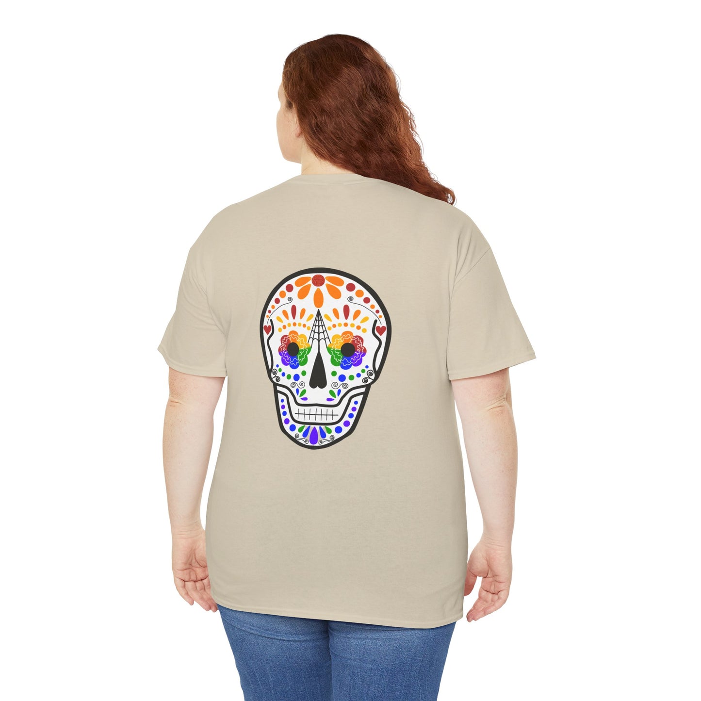 Queer Sugar Skull Heavy Cotton Tee