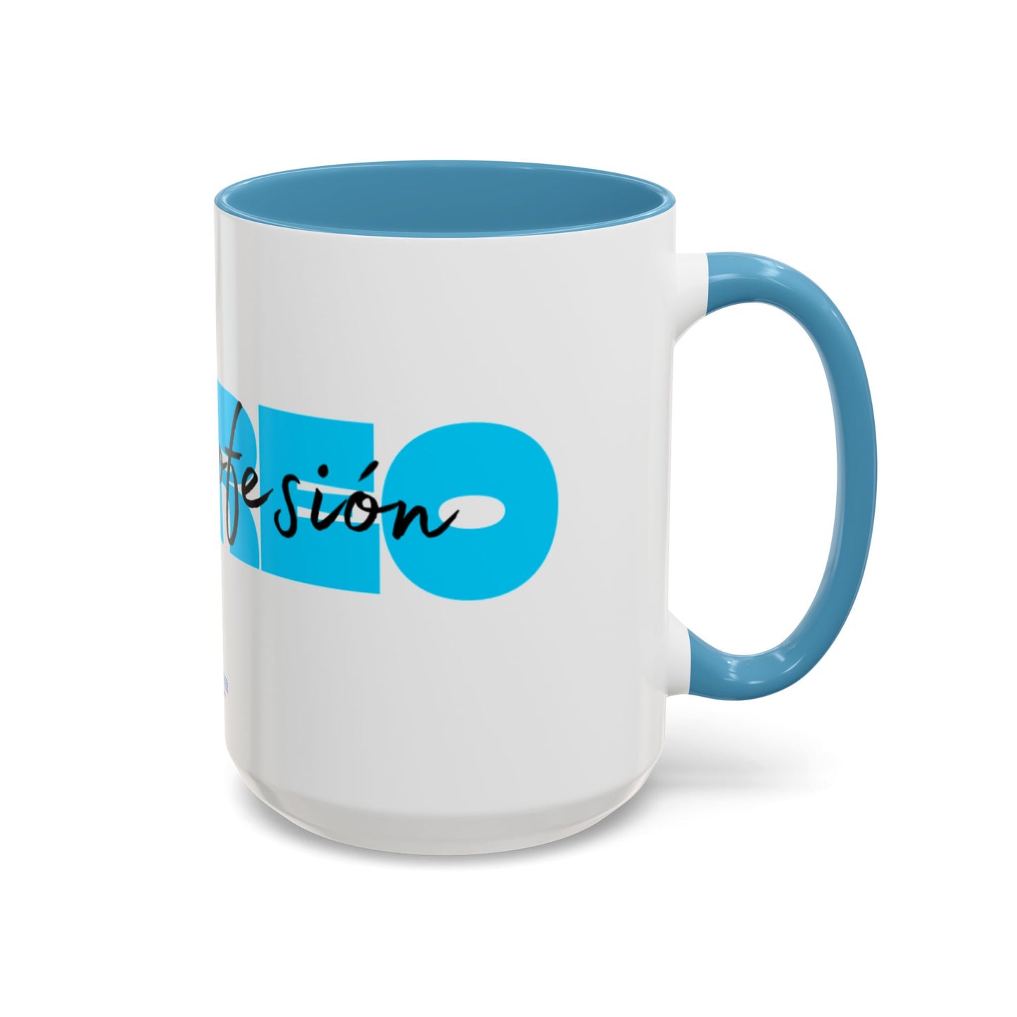 Perreo Es Mi Profesion Blue Accent Coffee Mug