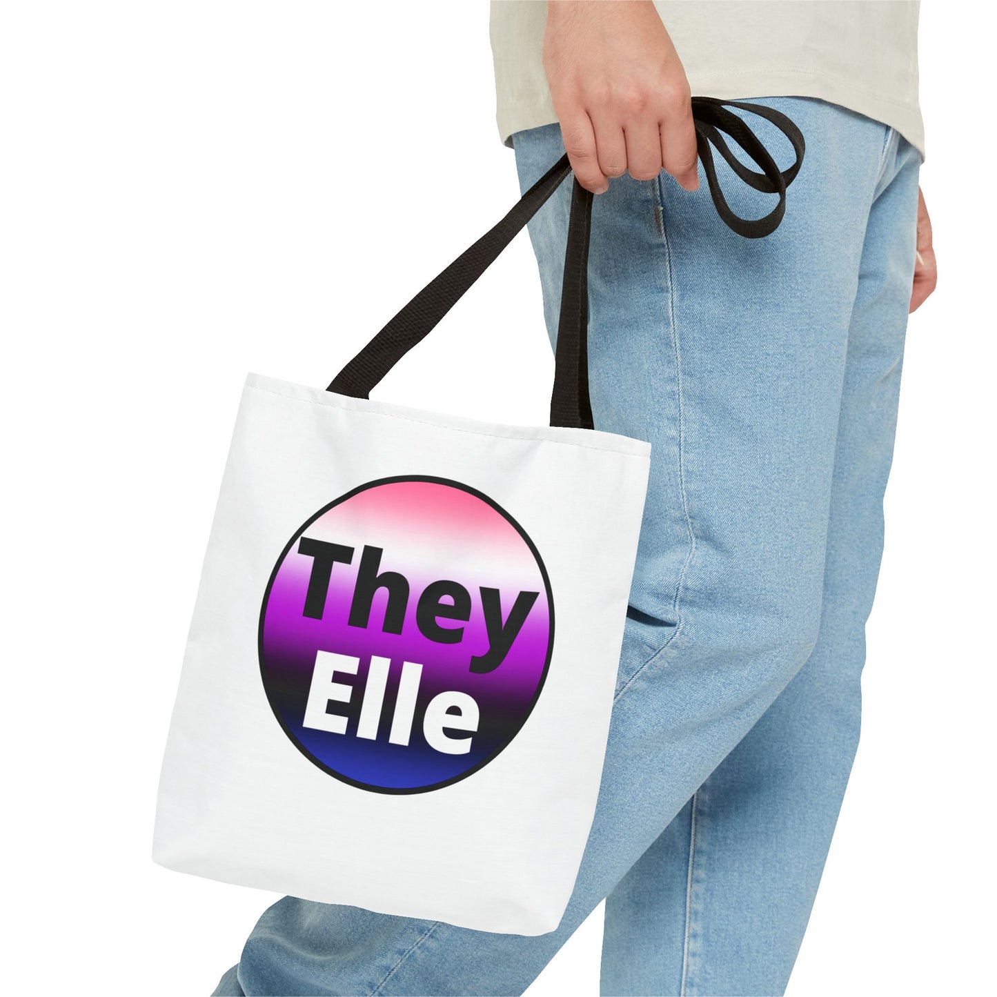 They/Elle Genderfluid Tote Bag