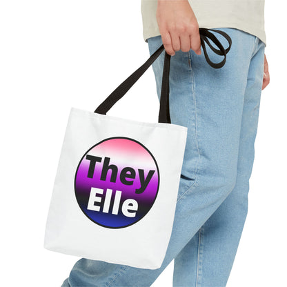 They/Elle Genderfluid Tote Bag