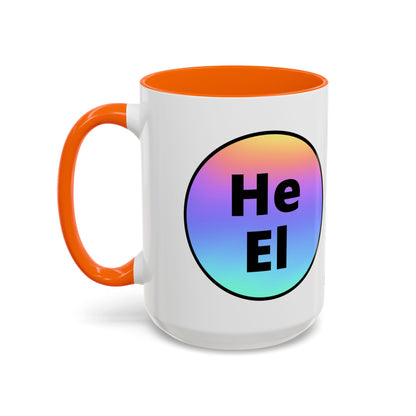 He / El Rainbow Coffee Mug