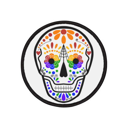 Queer Sugar Skull Iron-On Patch
