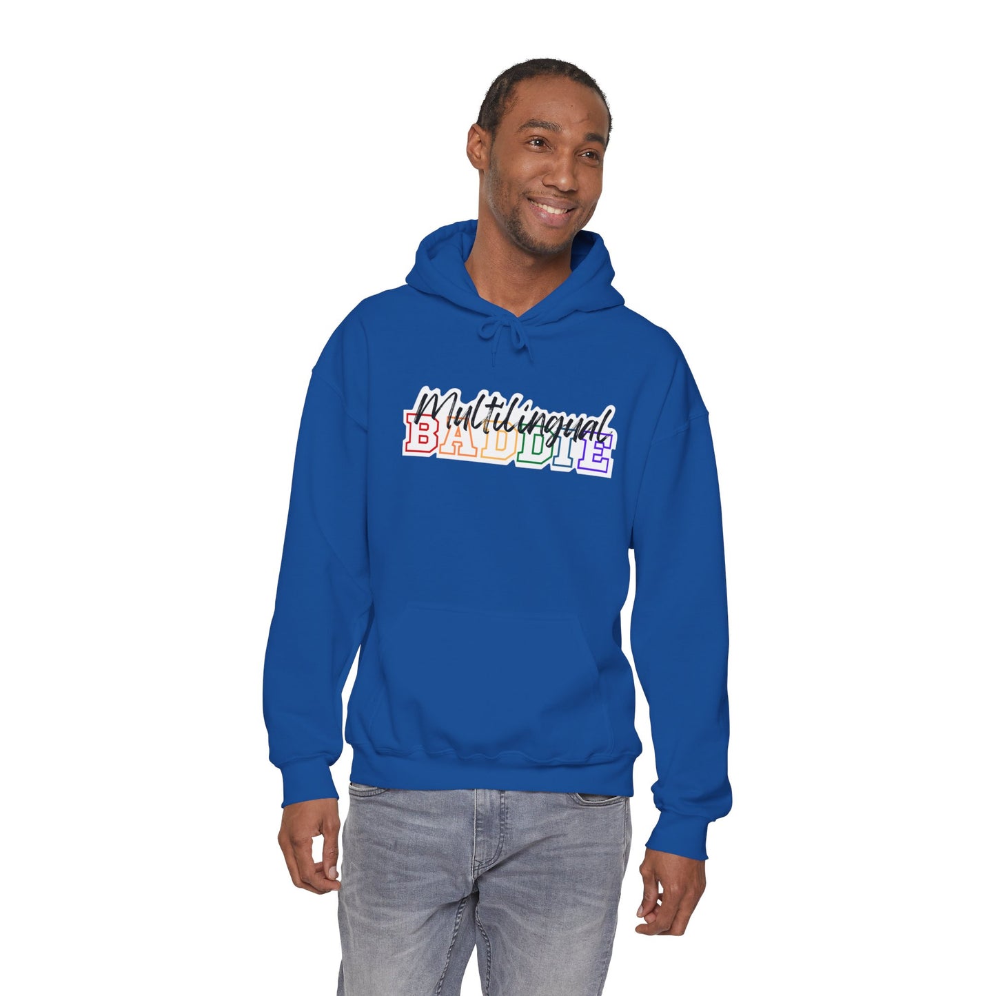 Multilingual Baddie Hooded Sweatshirt