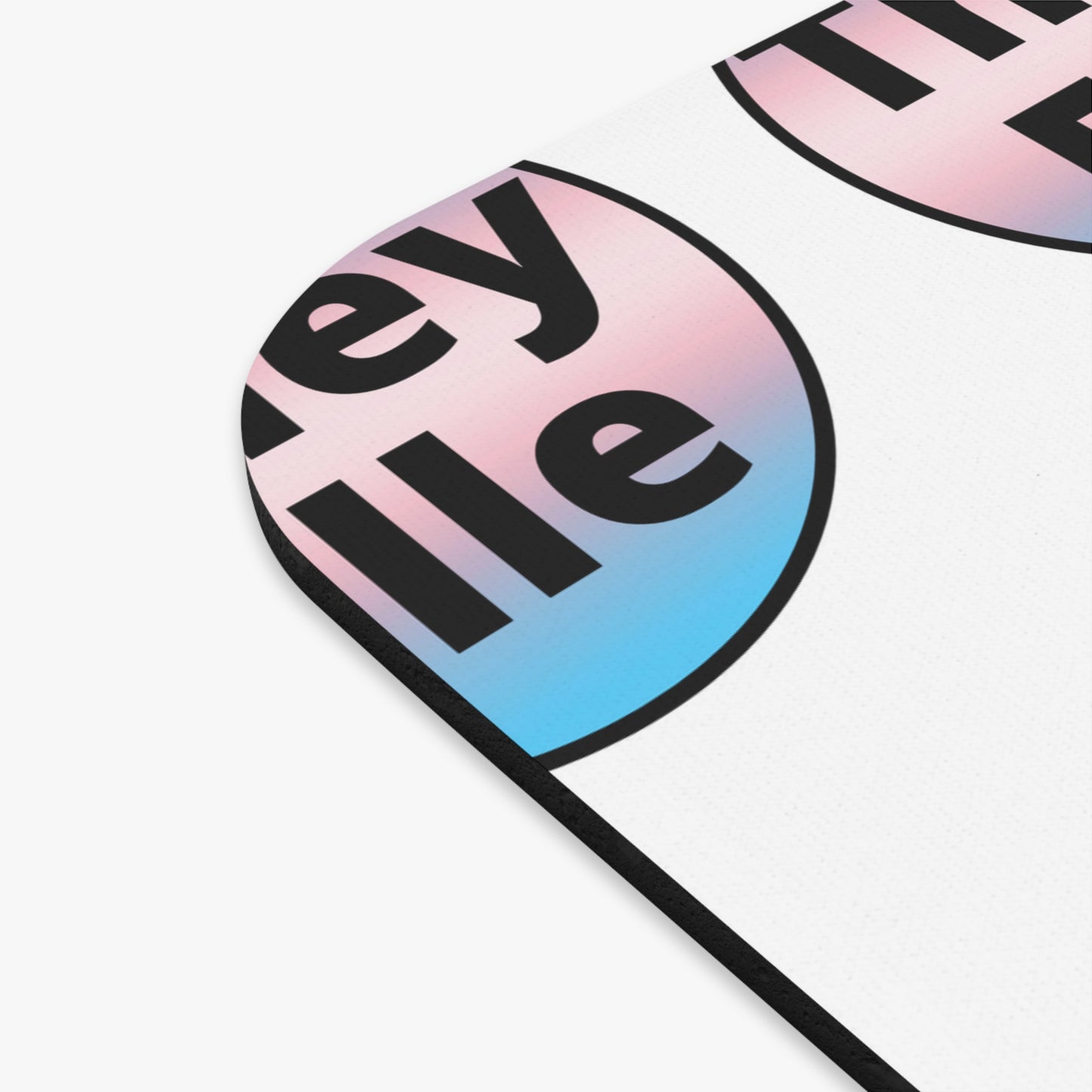 They / Elle - Trans Mouse Pad (Rectangle)