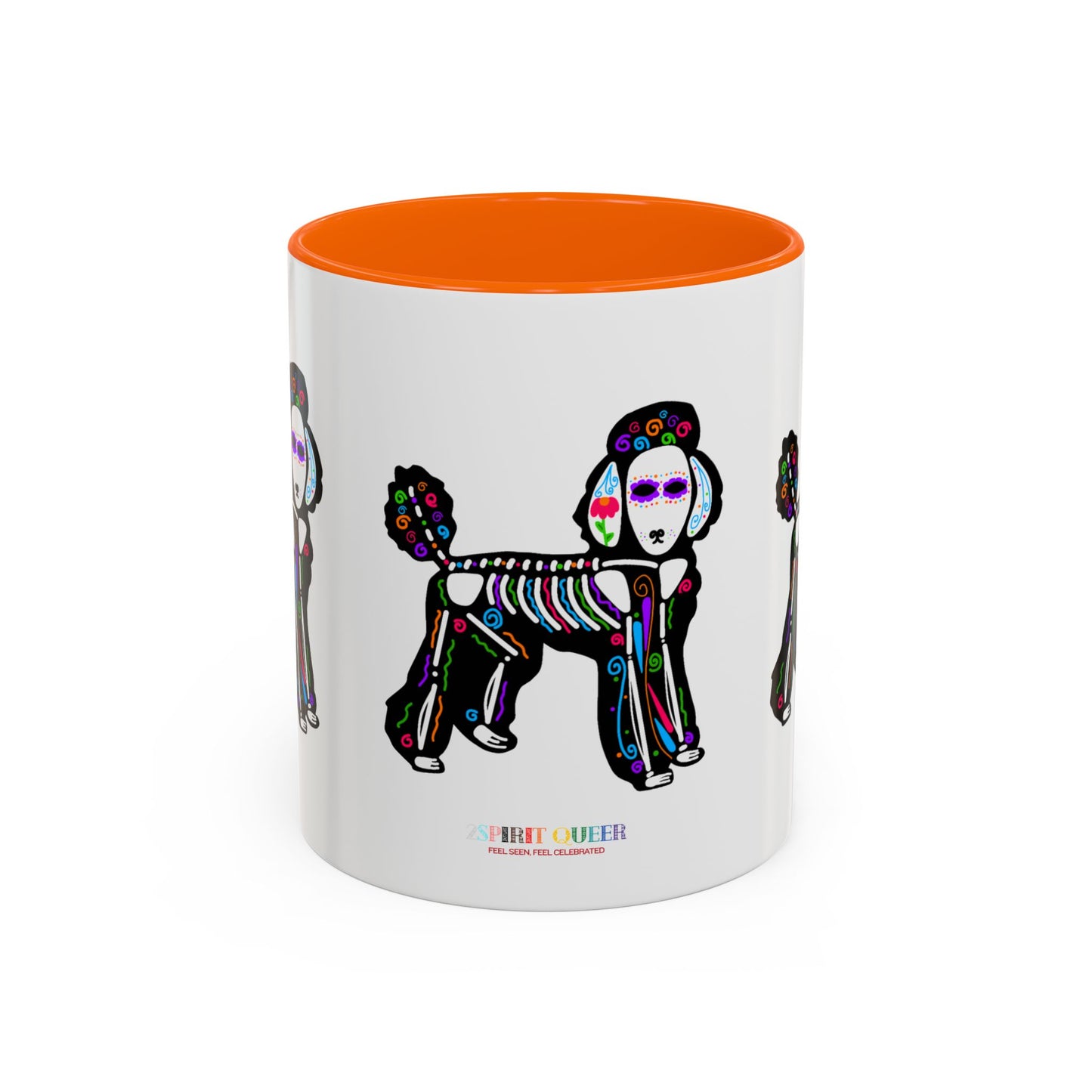 Dia de los Muertos Poodle Coffee Mug