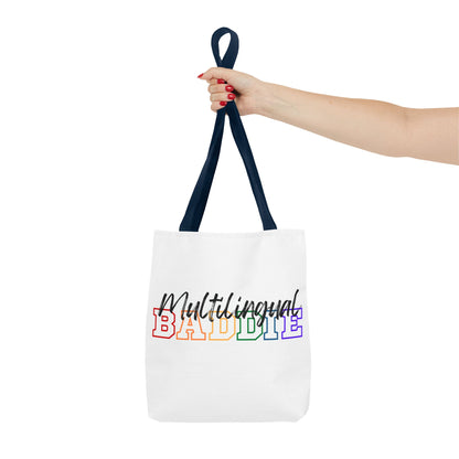 Multilingual Baddie Tote Bag