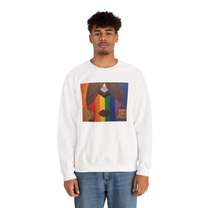 Brown and Queer Crewneck Sweatshirt