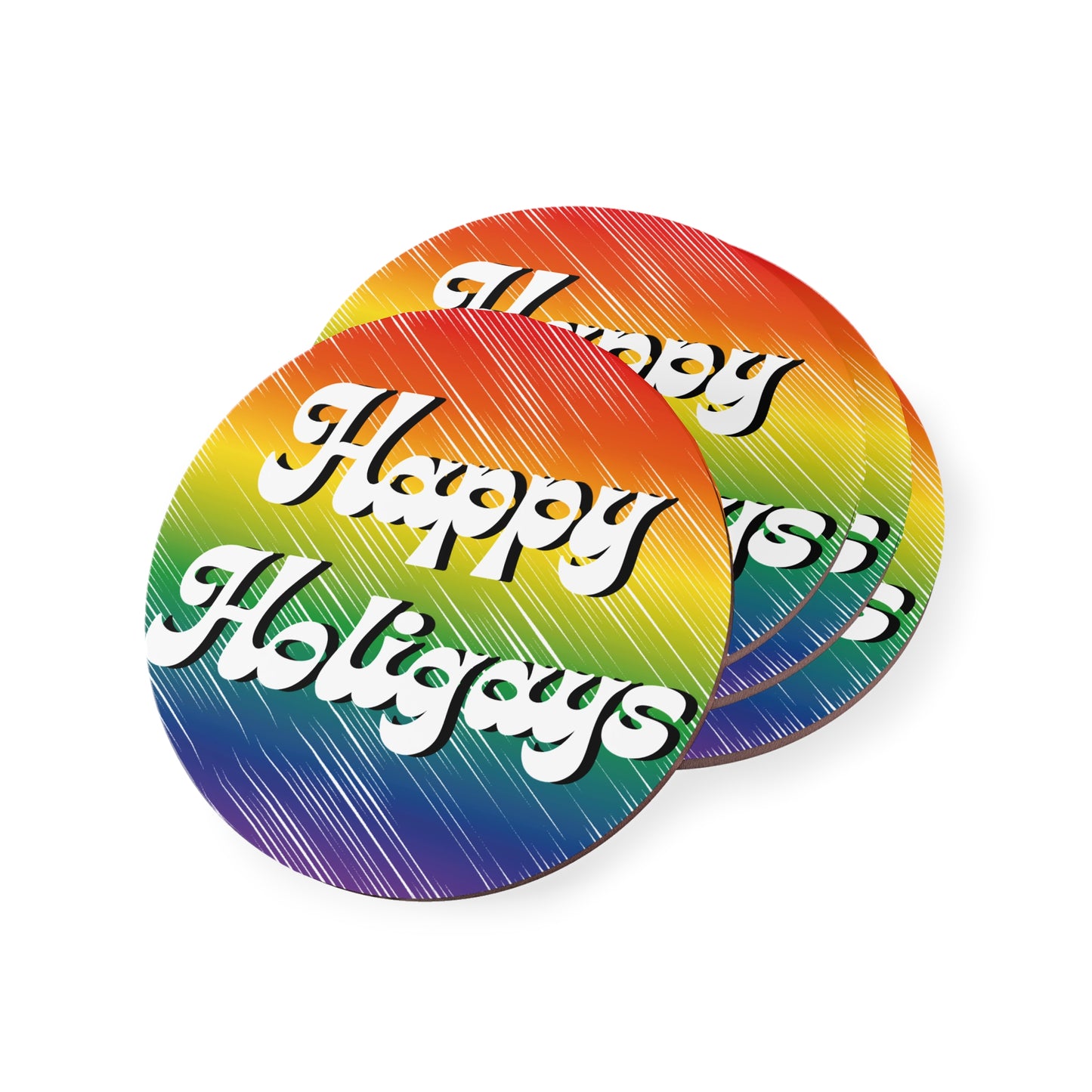 Happy Holigays Coasters