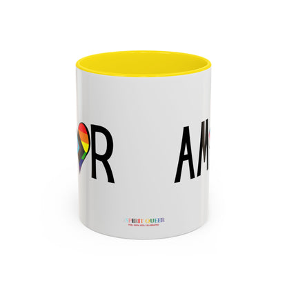 Amor  Inclusive Accent Coffee Mug
