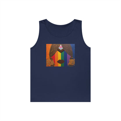 Brown and Queer Heavy Cotton Tank Top