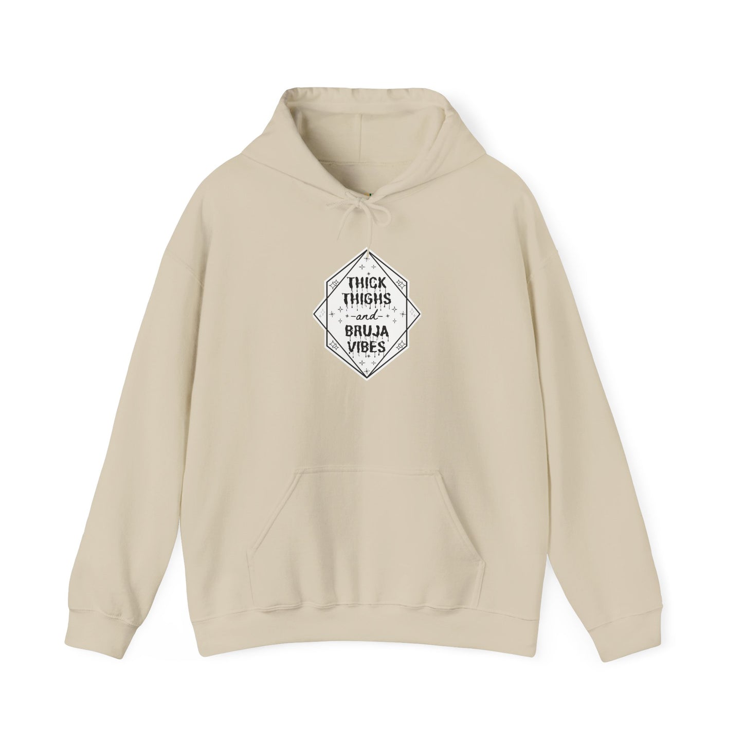 Thick Thighs Bruja Vibes Hooded Sweatshirt
