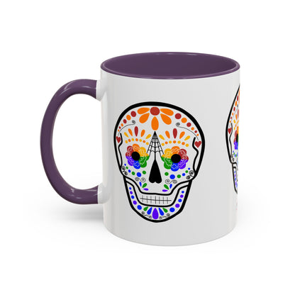 Queer Sugar Skull Coffee Mug