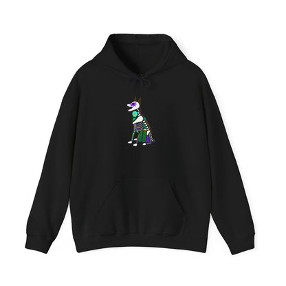 Dia de los Muertos German Shepard Hooded Sweatshirt