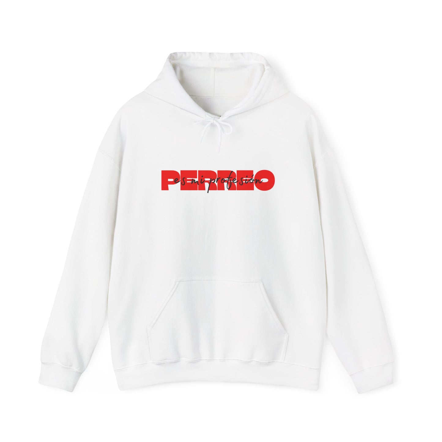 Perreo Es Mi Profesion - Red Hooded Sweatshirt