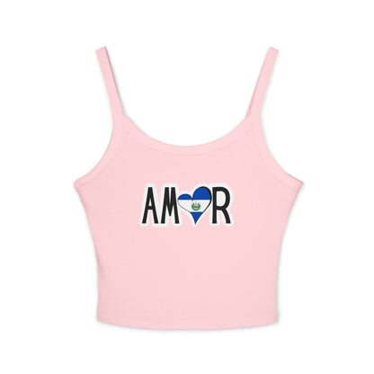 Amor El Salvador Spaghetti Strap Tank Top