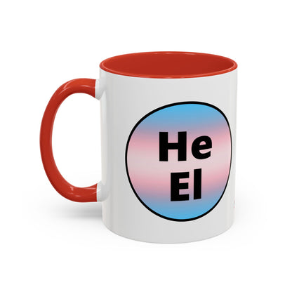 He/El Trans Accent Coffee Mug