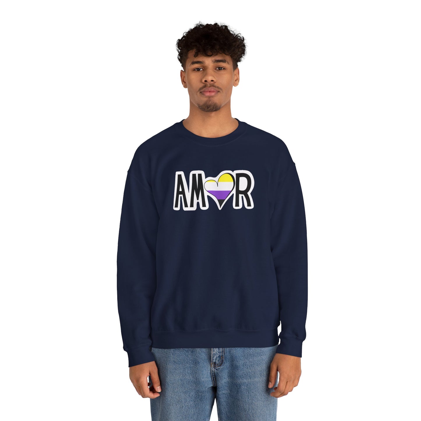Amor Non Binary Crewneck Sweatshirt