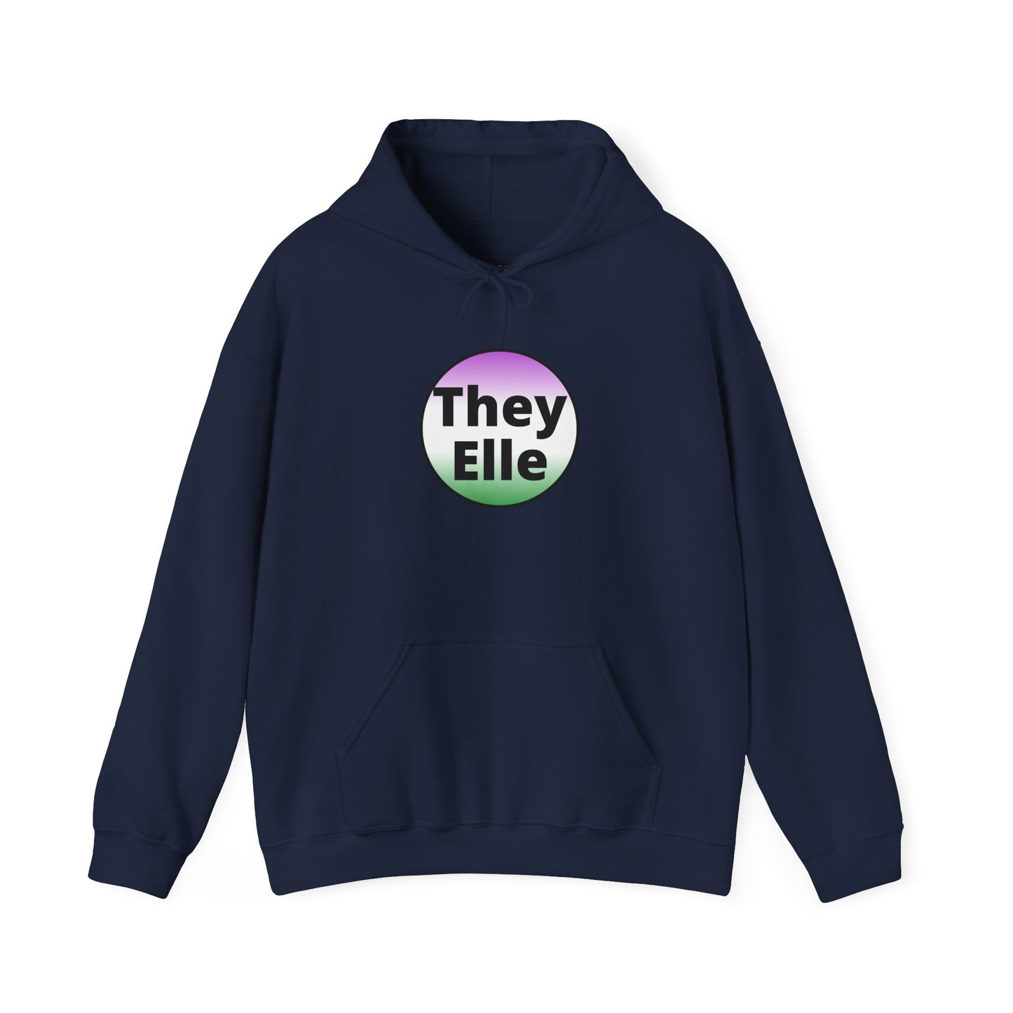 They/Elle Gender NonConforming Hooded Sweatshirt