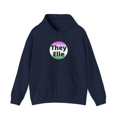 They/Elle Gender NonConforming Hooded Sweatshirt