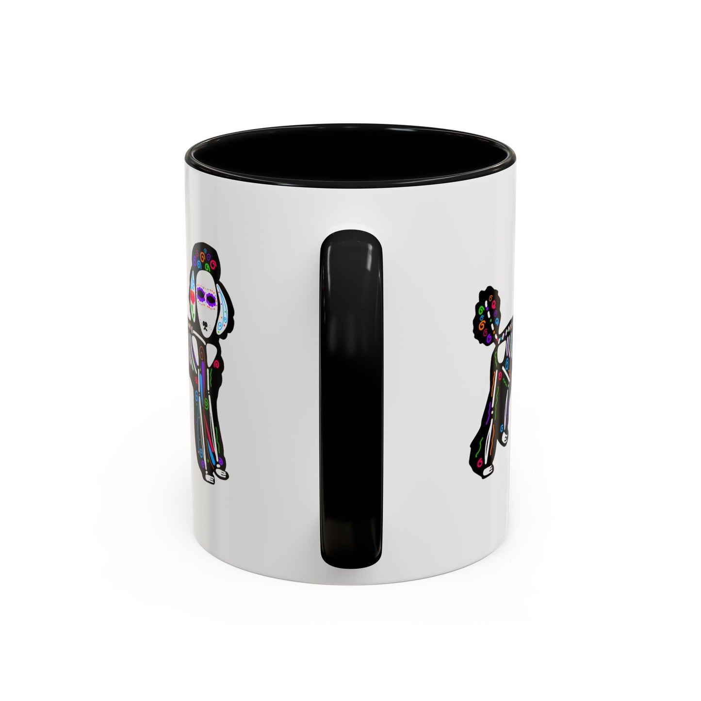 Dia de los Muertos Poodle Coffee Mug