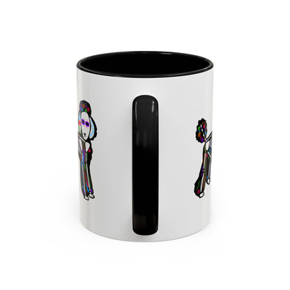 Dia de los Muertos Poodle Coffee Mug