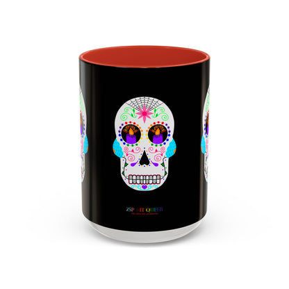 Queer Sugar Skull Coffee Mug