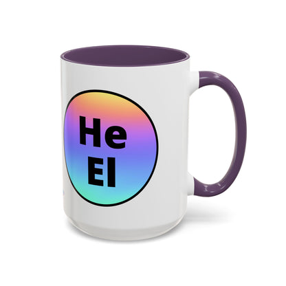 He / El Rainbow Coffee Mug