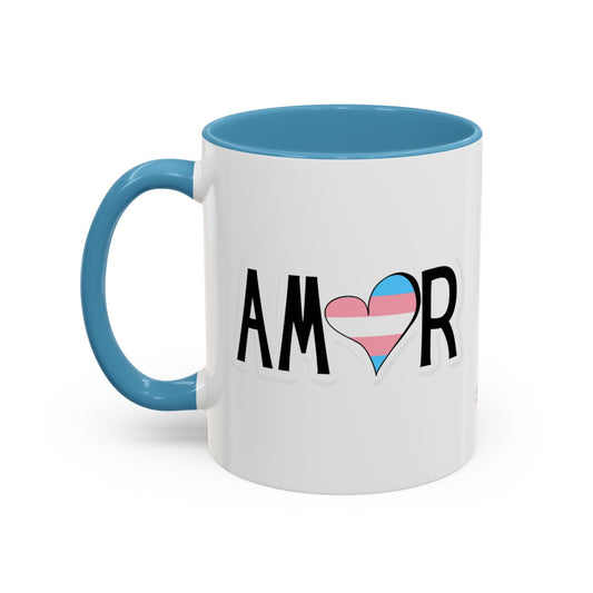 Amor Trans Accent Coffee Mug