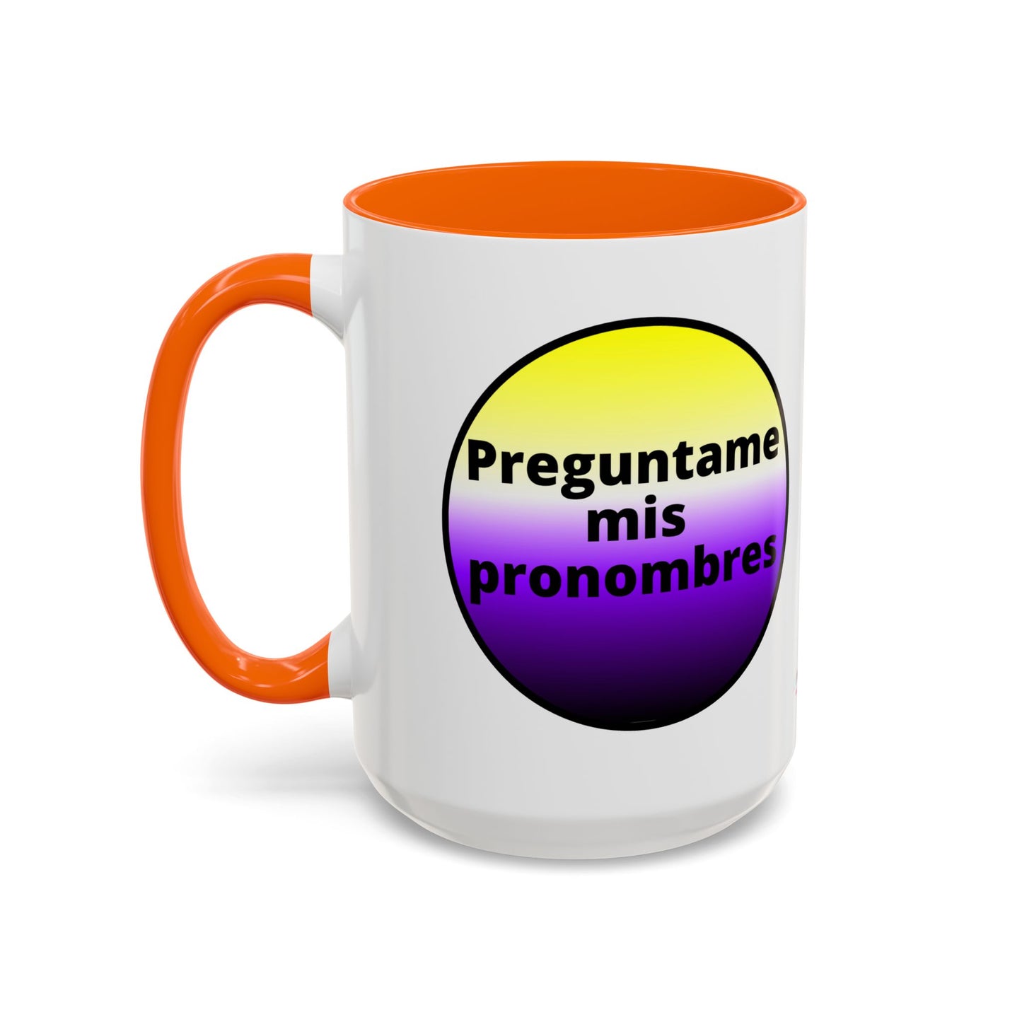 Preguntame mis Pronombres NonBinary Coffee Mug