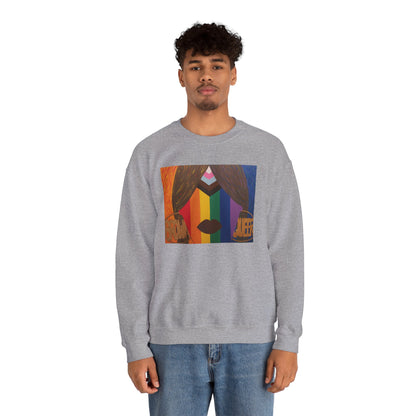 Brown and Queer Crewneck Sweatshirt