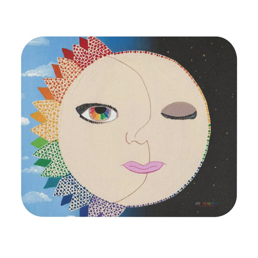 El Sol y La Luna Mouse Pad (Rectangle)