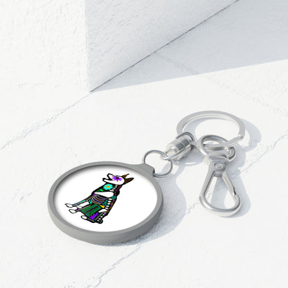 Dia de los Muertos German Shepard Keyring Tag