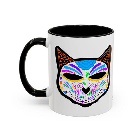 Dia de los Muertos Cat Coffee Mug