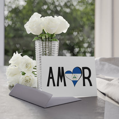Amor Nicaragua Greeting Cards