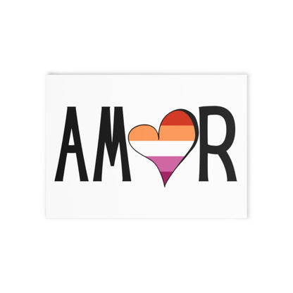 Amor Lesbian Greeting Cards