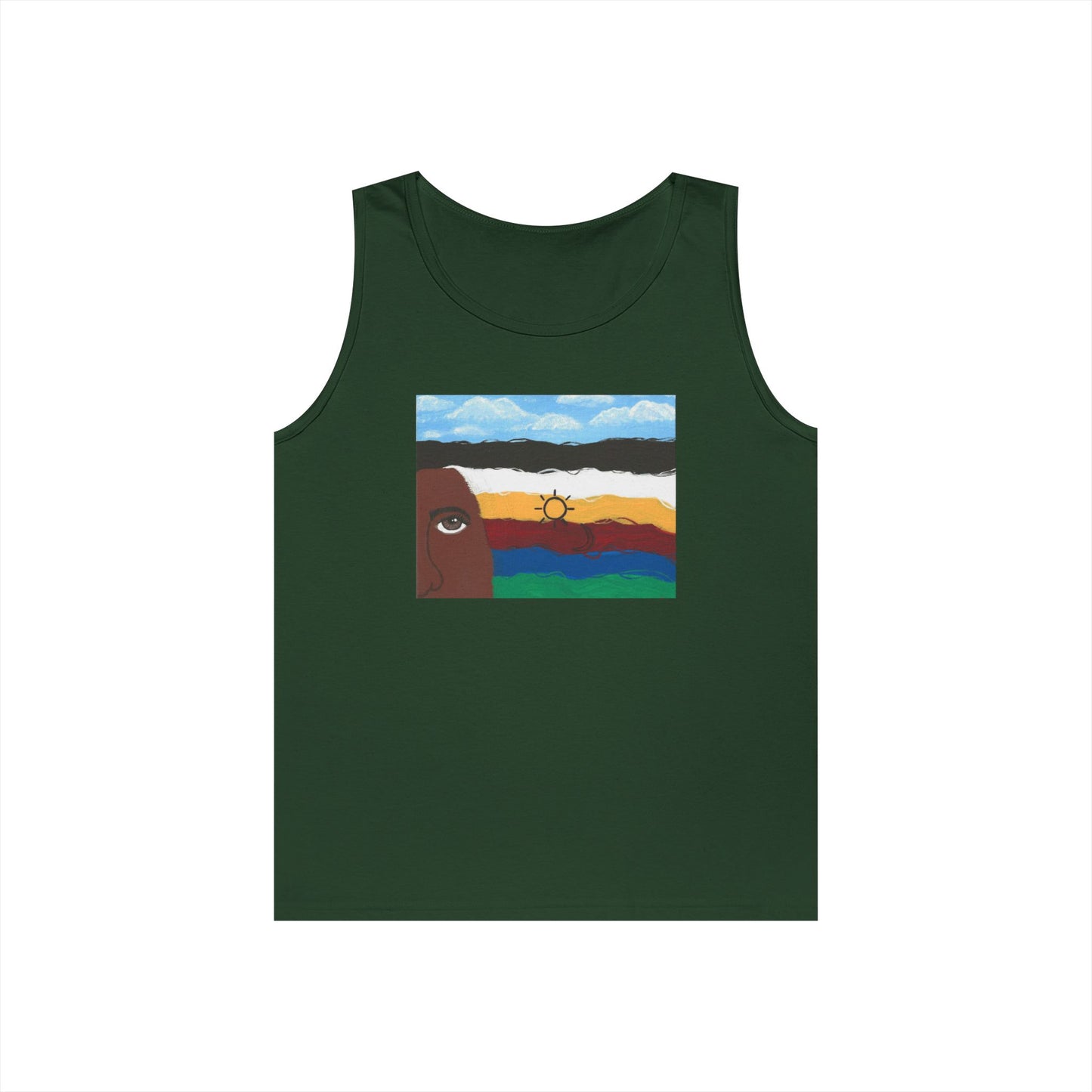 2Spirit Flag Heavy Cotton Tank Top