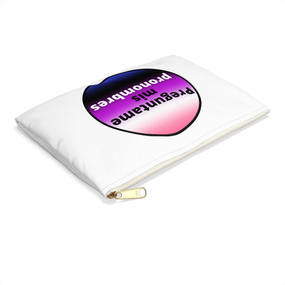 Preguntame mis Pronombres- GenderFluid Accessory Pouch