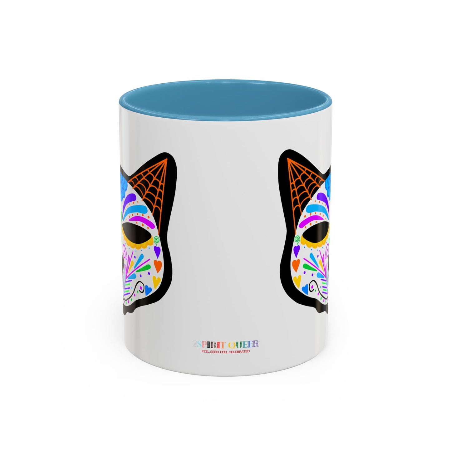 Dia de los Muertos Cat Coffee Mug
